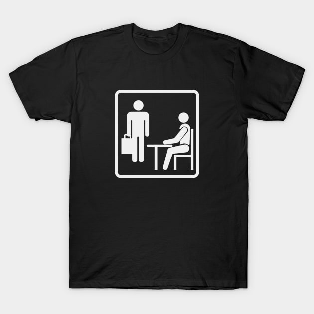 Office Work Sign T-Shirt by nkta